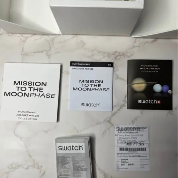 OMEGA x Swatch Mission to the Moonphase – Snoopy Edition (Full Set) - Picture 5 of 6